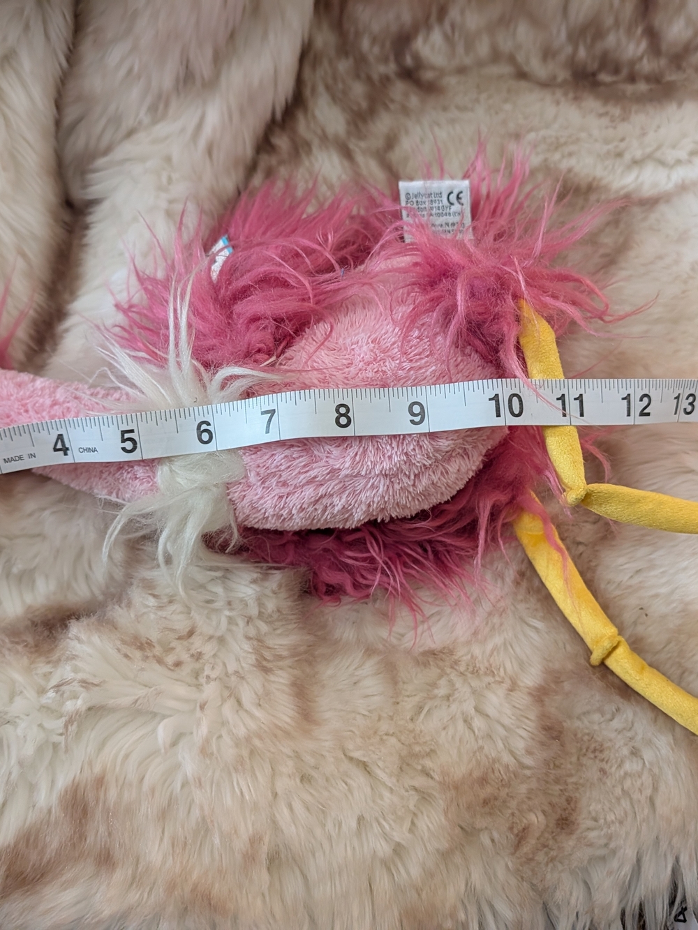 Jellycat Fenella Flamingo Fluffy Plush Toy - Picture 8 of 10